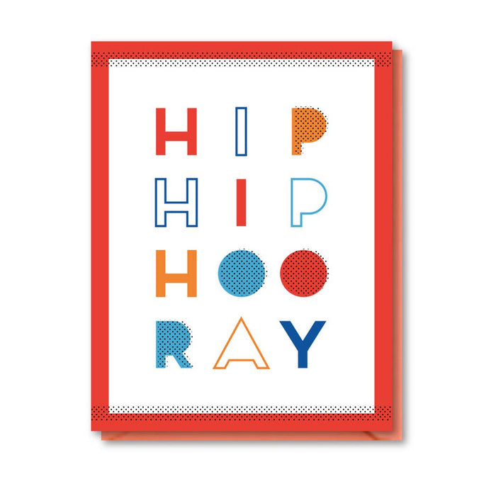 Hip Hip Hooray Birthday Card