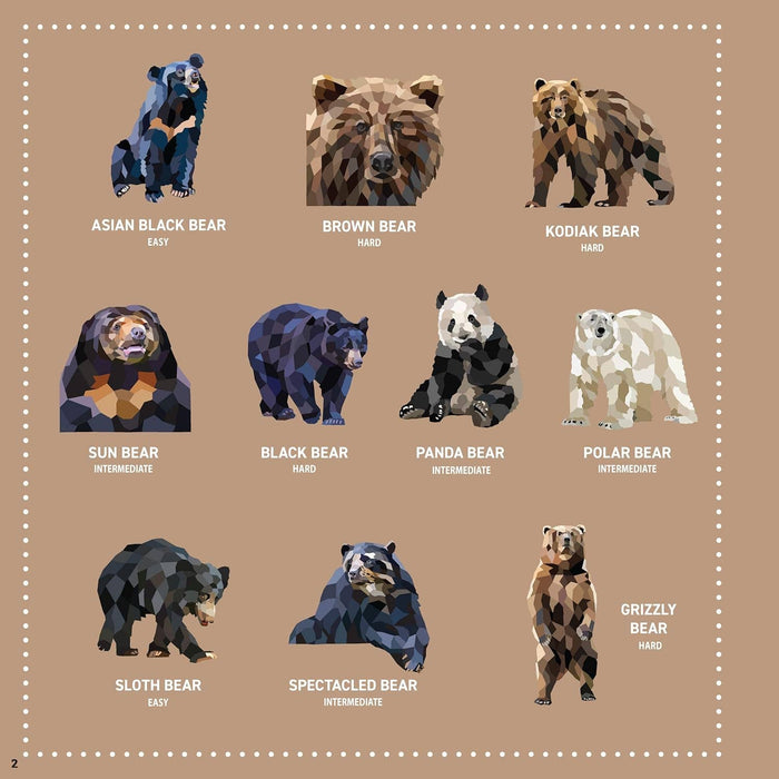 My Sticker Paintings: Bears - 10 Majestic Works of Art