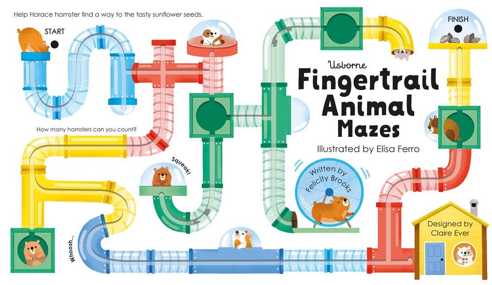 Fingertrail Animal Mazes : Usborne