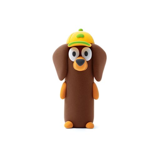 Hey Clay Bluey Single Character