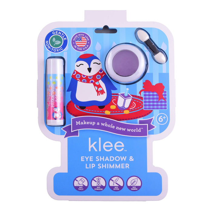 Hanukkah Eye Shadow and Lip Shimmer Set: Dreidel Twinkle