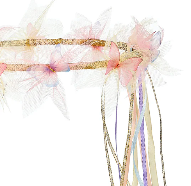 Joanna Halo w/butterflies - Costume Accessory for Kids - Carnival & Festive Use