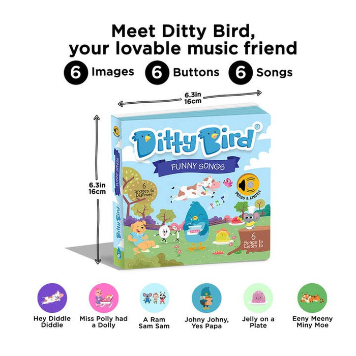 Ditty Bird Books- Funny Songs