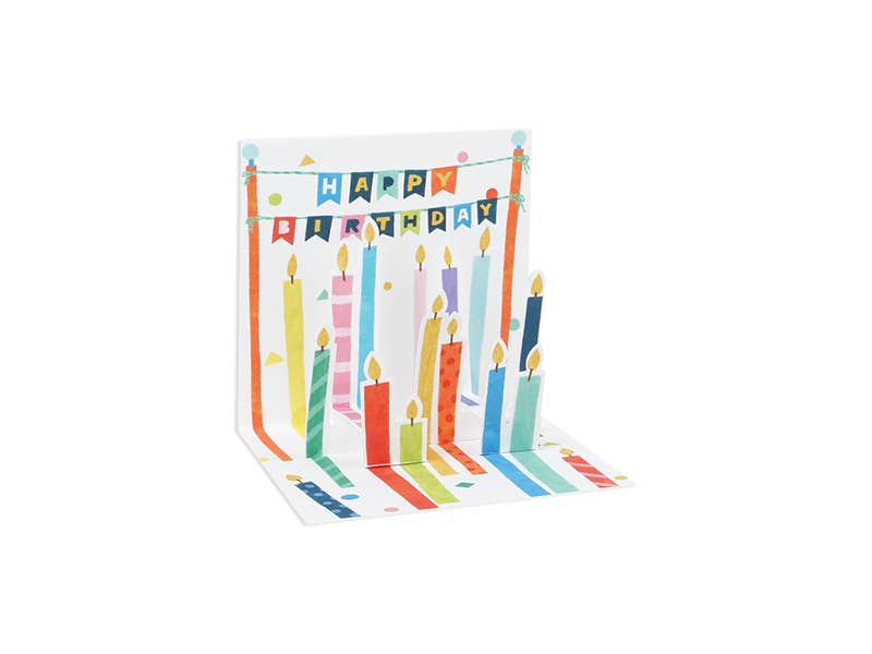 Lots Of Candles Mini Pop-Up Card