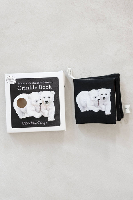 Organic Tummy Time Crinkle Book for Baby
