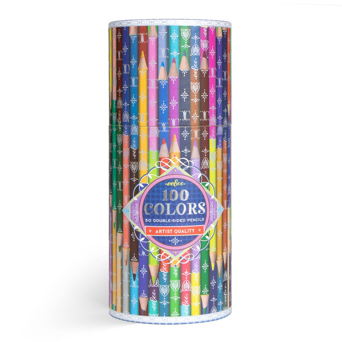 100 Colors - 50 Double-Sided Pencils