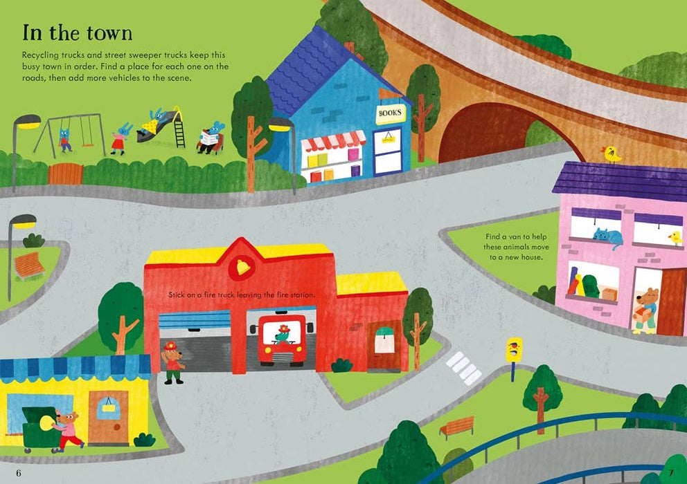 Little First Stickers Tractors And Trucks : Usborne