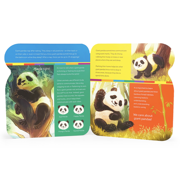 Smithsonian Kids I Am a Panda Animal Finger Puppet Book