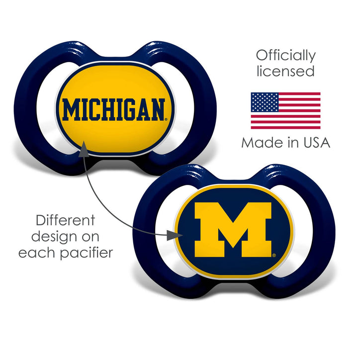 Michigan Wolverines - Pacifier 2-Pack