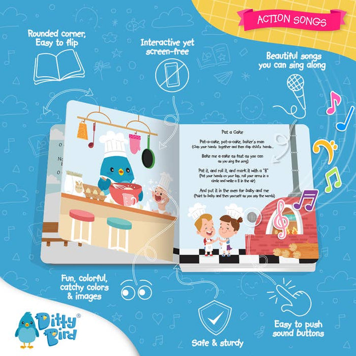 Ditty Bird Books- Action Songs