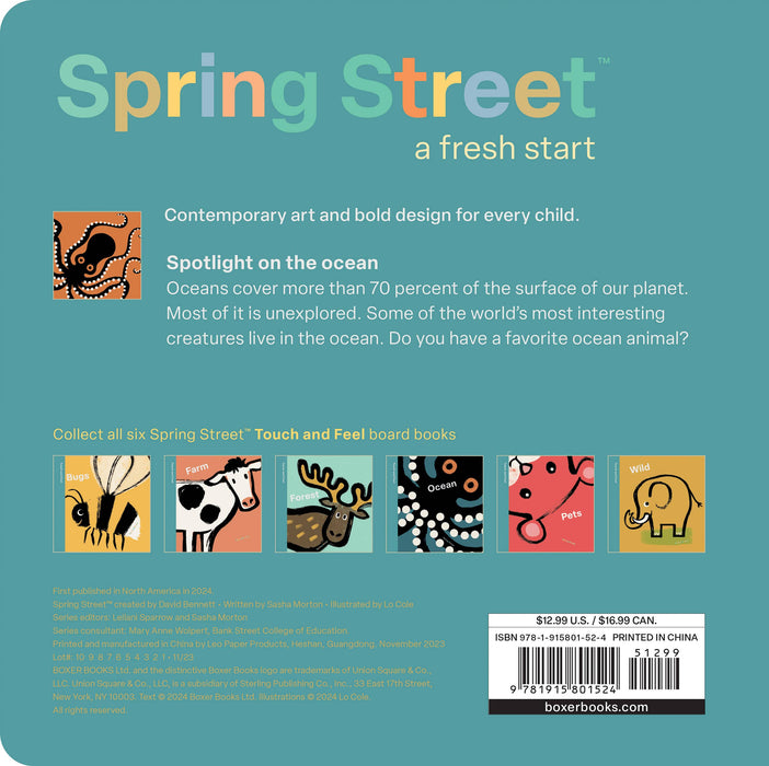 Spring Street Touch and Feel: Ocean by Boxer Books