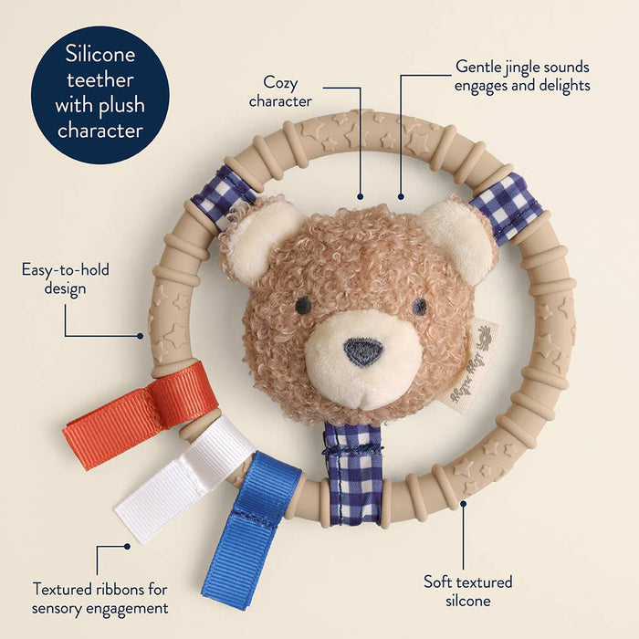 Itzy Ring Pal™ - Teething Ring with Plush Character