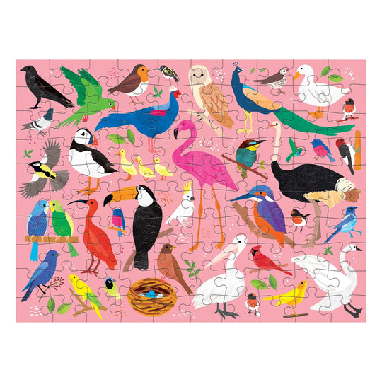 Bugs & Birds 100pc Double-Sided Puzzle