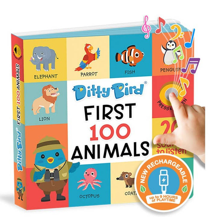 Ditty Bird Books- First 100 Animals
