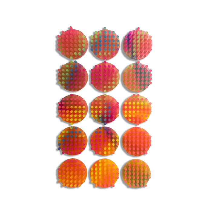 Silicone Zen Mini Dots Multicolor   15 Pk.