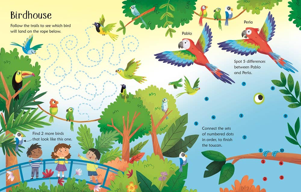 Wipe-Clean Zoo Activities : Usborne