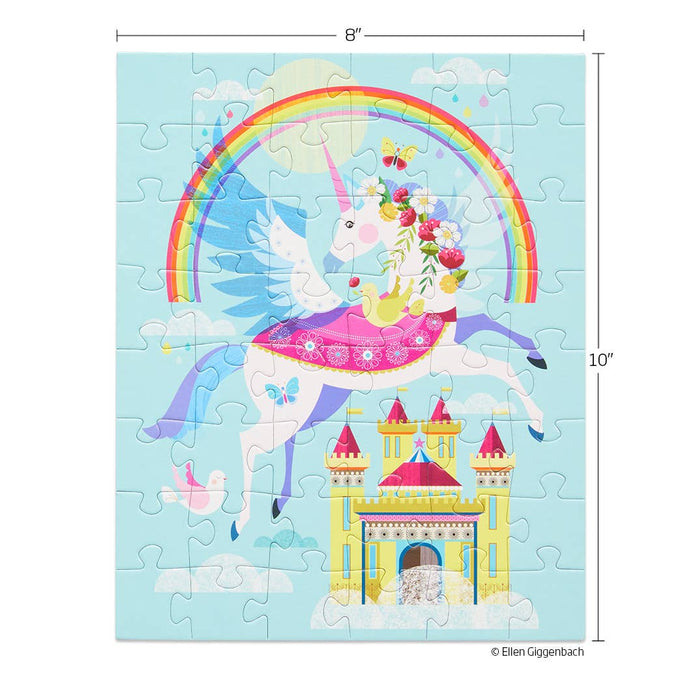 Rainbow Unicorn | 48 Piece Kids Puzzle Snax