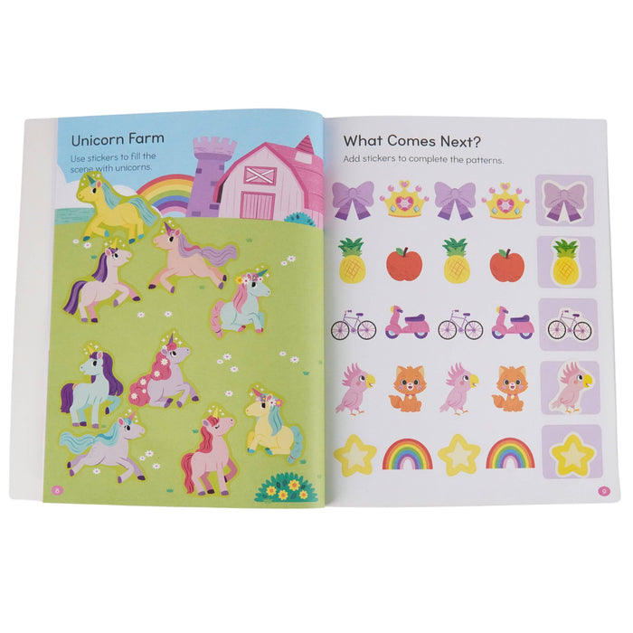 Pretty Pink Toddler Sticker Activity Book