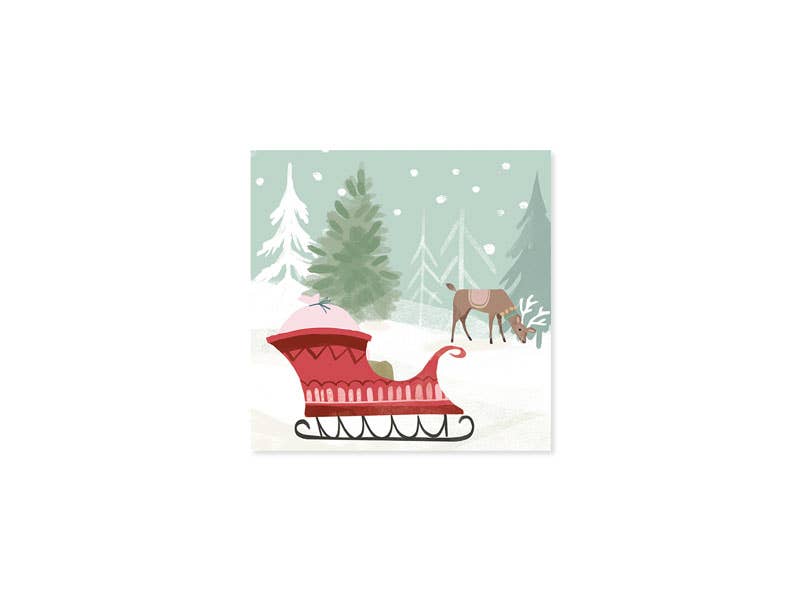 Pop-Up Greeting Card- Trinket (Up, Up, and Away Christmas)