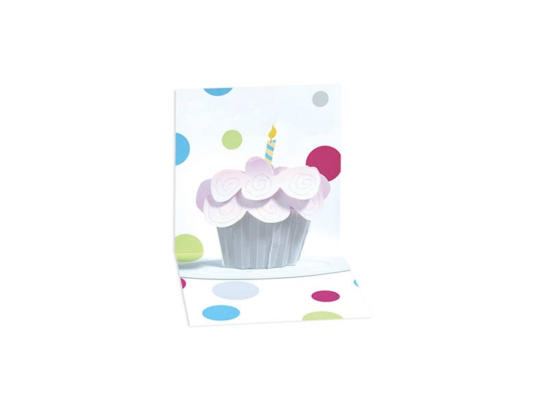 Pop-Up Greeting Card- (Cupcake)