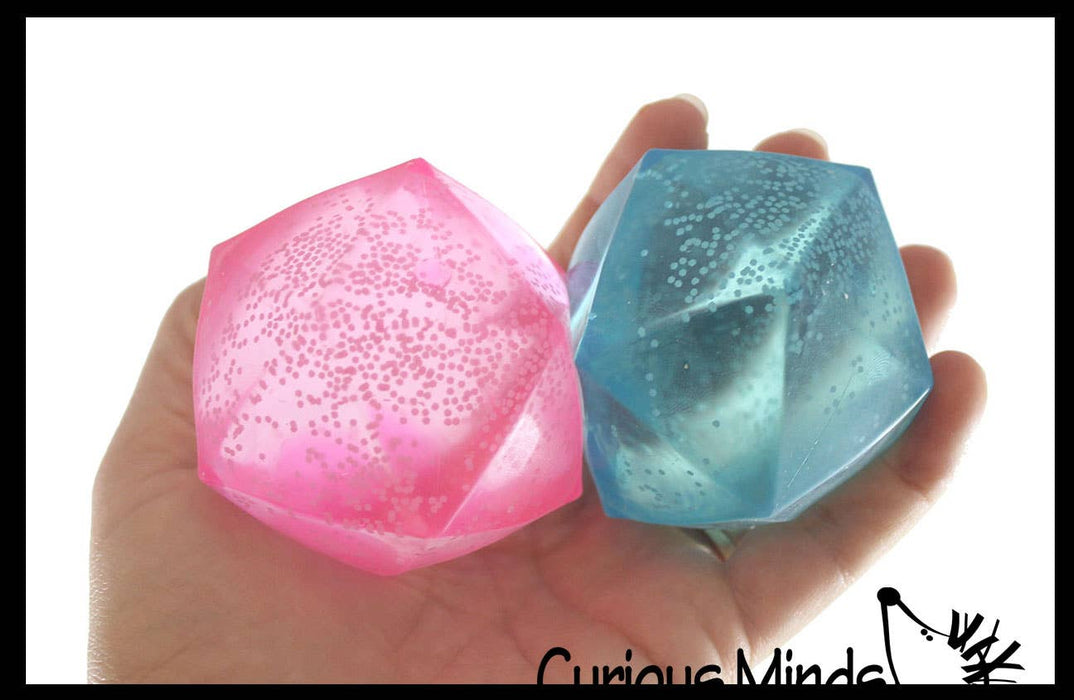 Sugar Polyhedron Diamond Shaped Ball - Glow in the Dark