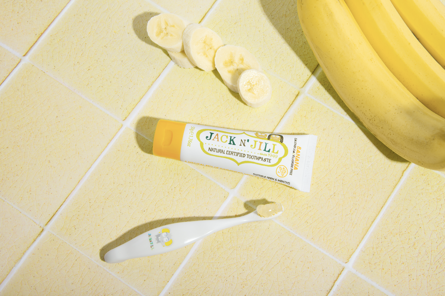 Jack N' Jill Natural Certified Kids Toothpaste Banana