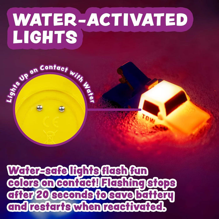 Tub Works® Emergency™ Light Up Bath Toys 6pk