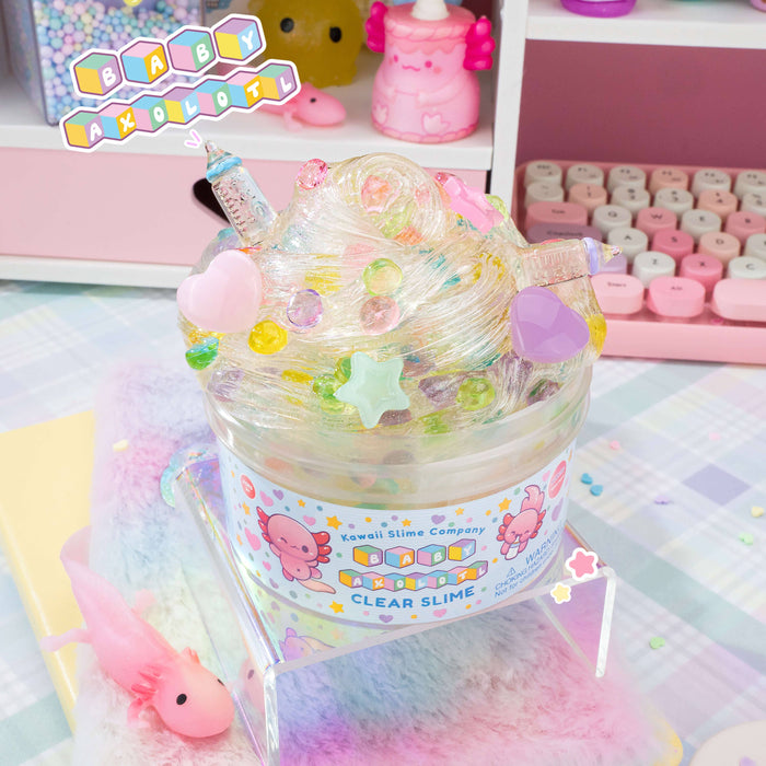 Baby Axolotl Clear Signature Dome™ Slime