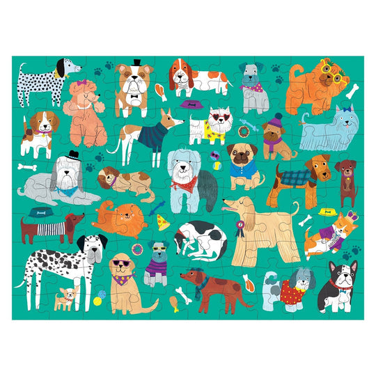 Cats & Dogs 100pc Double-Sided Puzzle