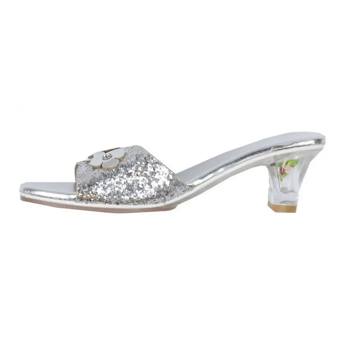 Slipper High-heel Mariona (silver)