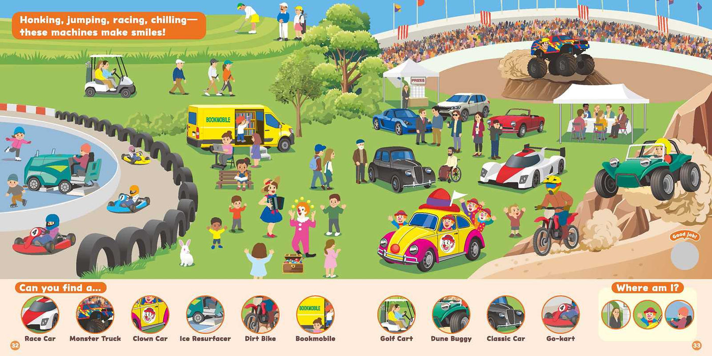 SEEK, FIND, FUN! Things That Go by Gakken early childhood experts