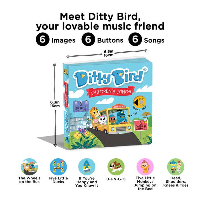 Ditty Bird Books- Children's Songs