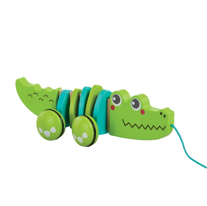 Cruisin' Crocodile Wooden Pull Toy