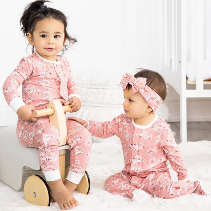 Cherry Blossom Modal Magnetic Coverall