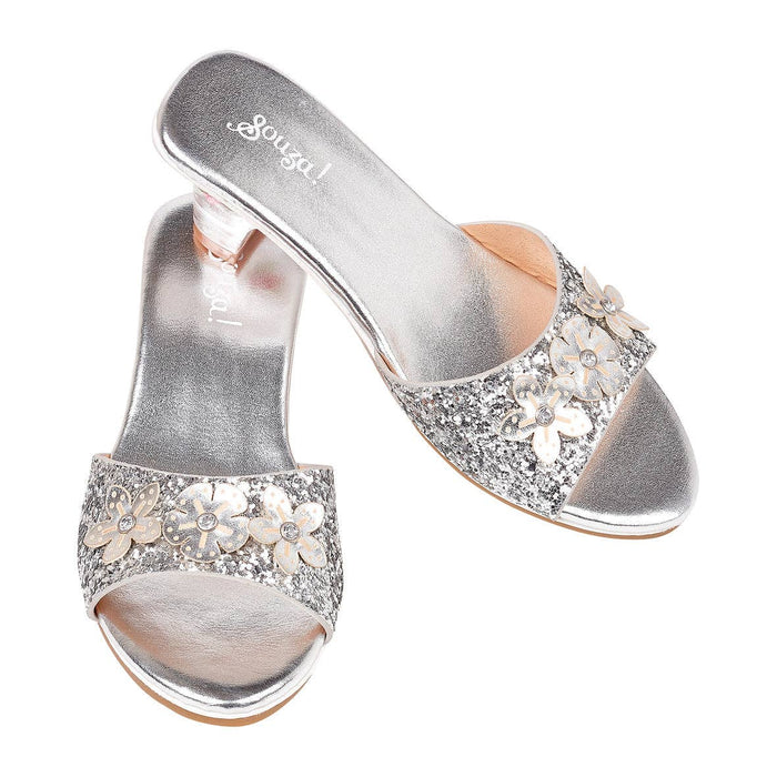 Slipper High-heel Mariona (silver)