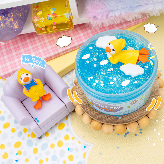 Rainy Day Parade Clear Signature Dome™ Slime