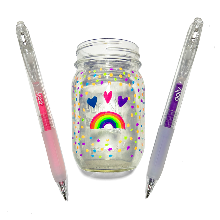 Jelly Gloss: Neon Multi-Surface Deco. Gel Pens (Set of 6)