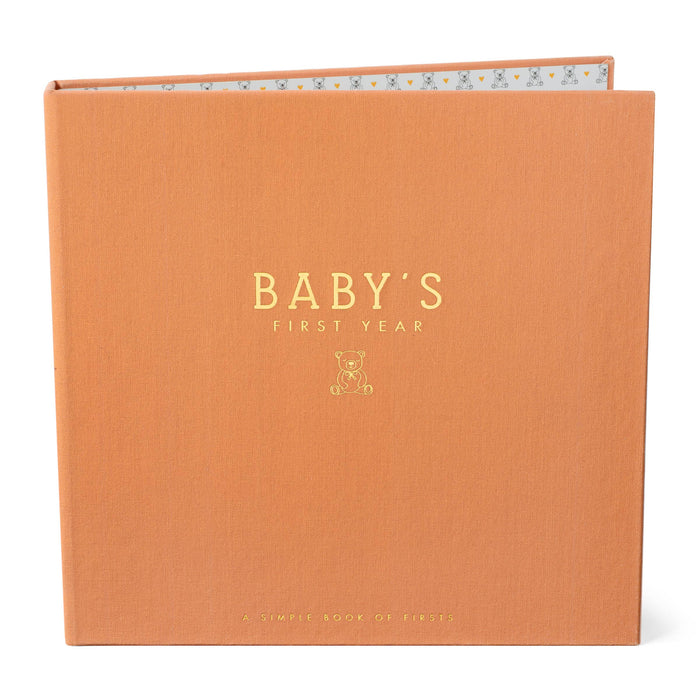 Teddy Bears Picnic Luxury First Year Baby Memory Book