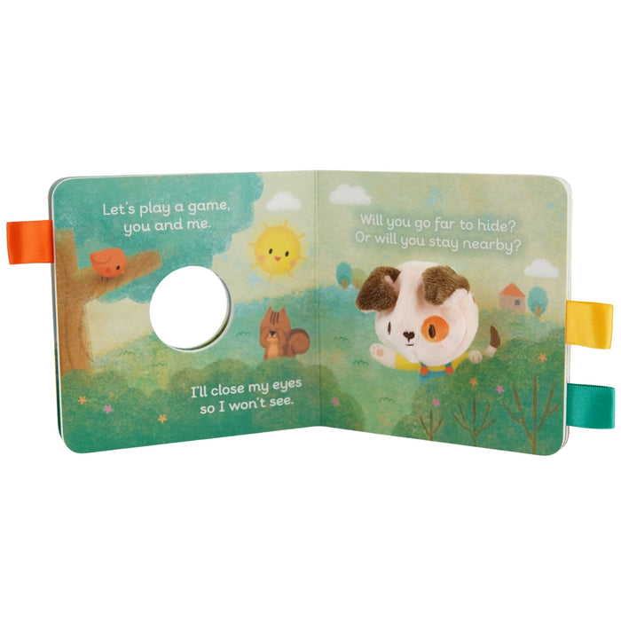 Cuddle Puppy Crinkle Puppet Book