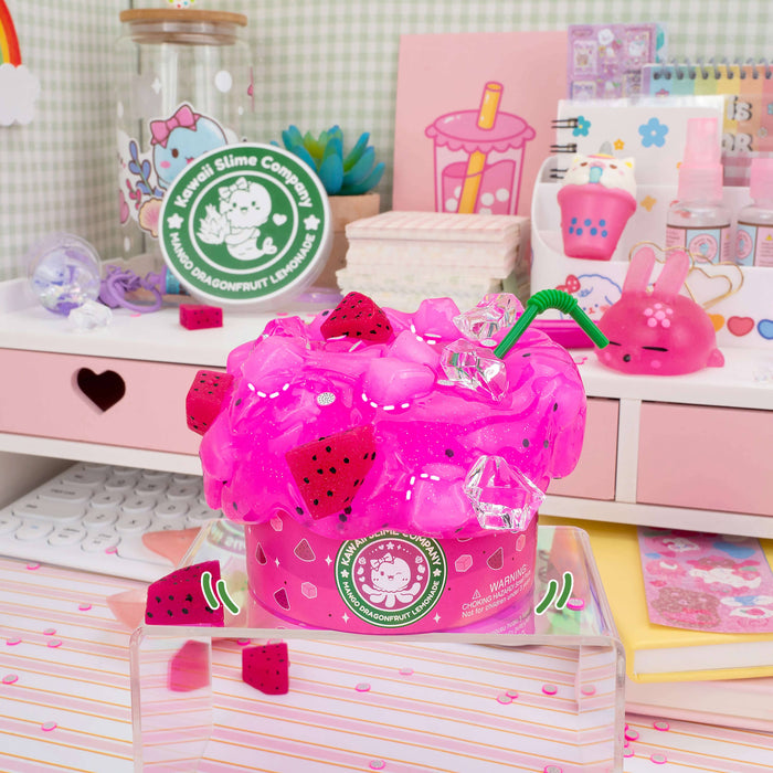 Mango Dragonfruit Lemonade Refresher Jelly Cube Signature Dome™ Slime