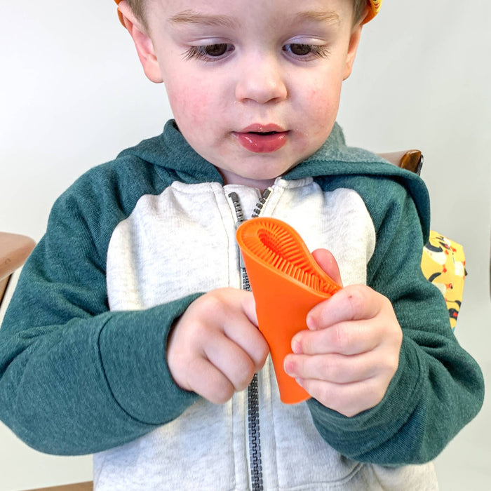 Silicone Fidget Sensory Set / 1Fish 2Fij-it 1Topper 1Gripper
