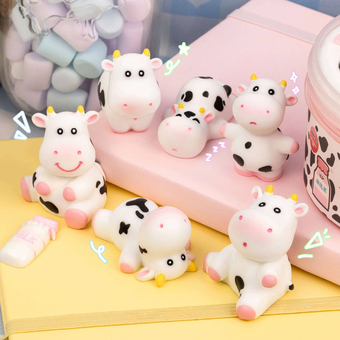 Straw-Dairy Cow 2 Slimes in 1 Signature Dome™ Slime