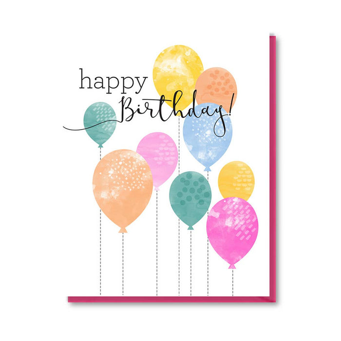 Balloon Bunch Birthday Card