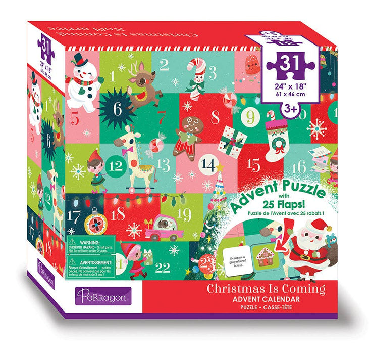 Christmas is Coming Advent Calendar Kids Puzzle