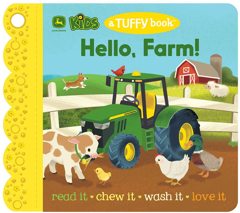 John Deere Kids Hello, Farm!  (Tuffy Teether Indestructible)