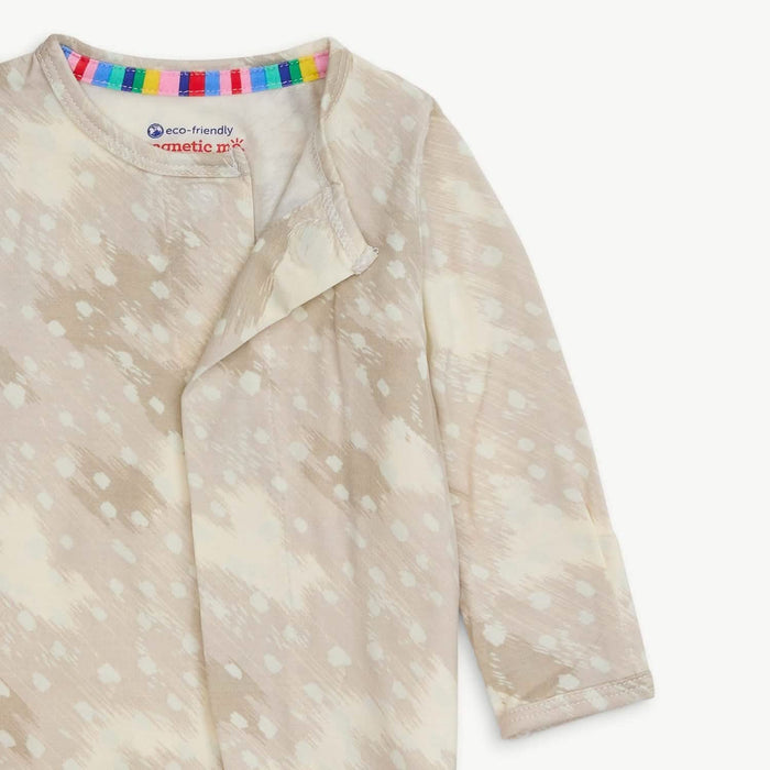 Doeskin Tan Modal Magnetic Coverall