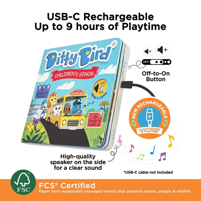 Ditty Bird Books- Children's Songs