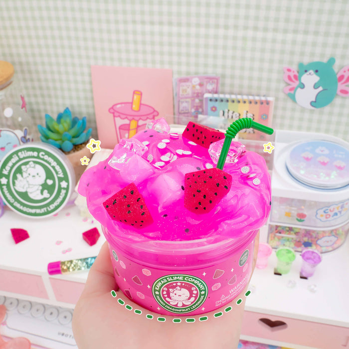 Mango Dragonfruit Lemonade Refresher Jelly Cube Signature Dome™ Slime