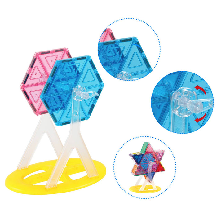 PicassoTiles 9-Piece Ferris Wheel Magnetic Building Set