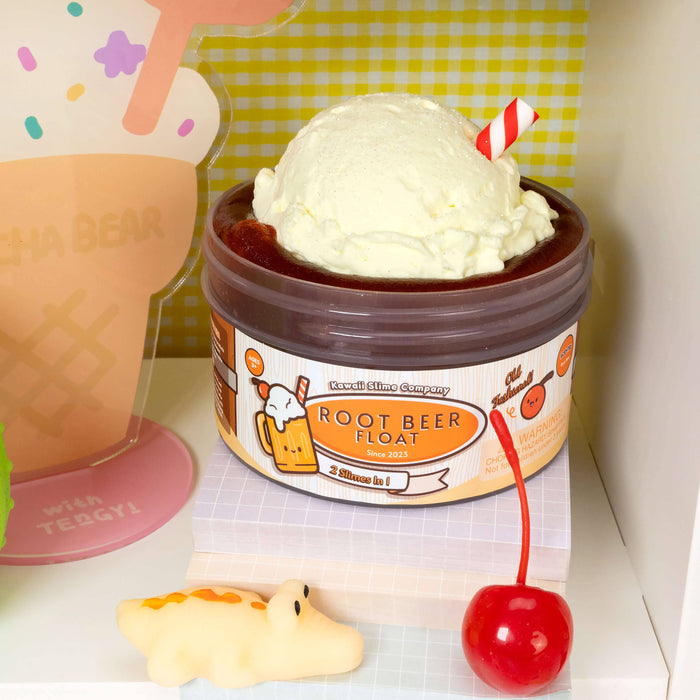 Root Beer Float 2 Slimes In 1 Signature Dome™ Slime